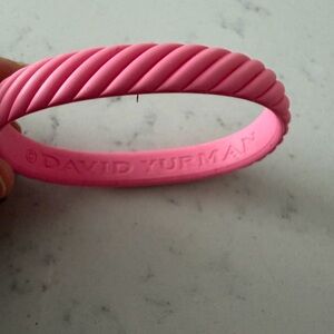 David Yurman Pink Twisted Bracelet